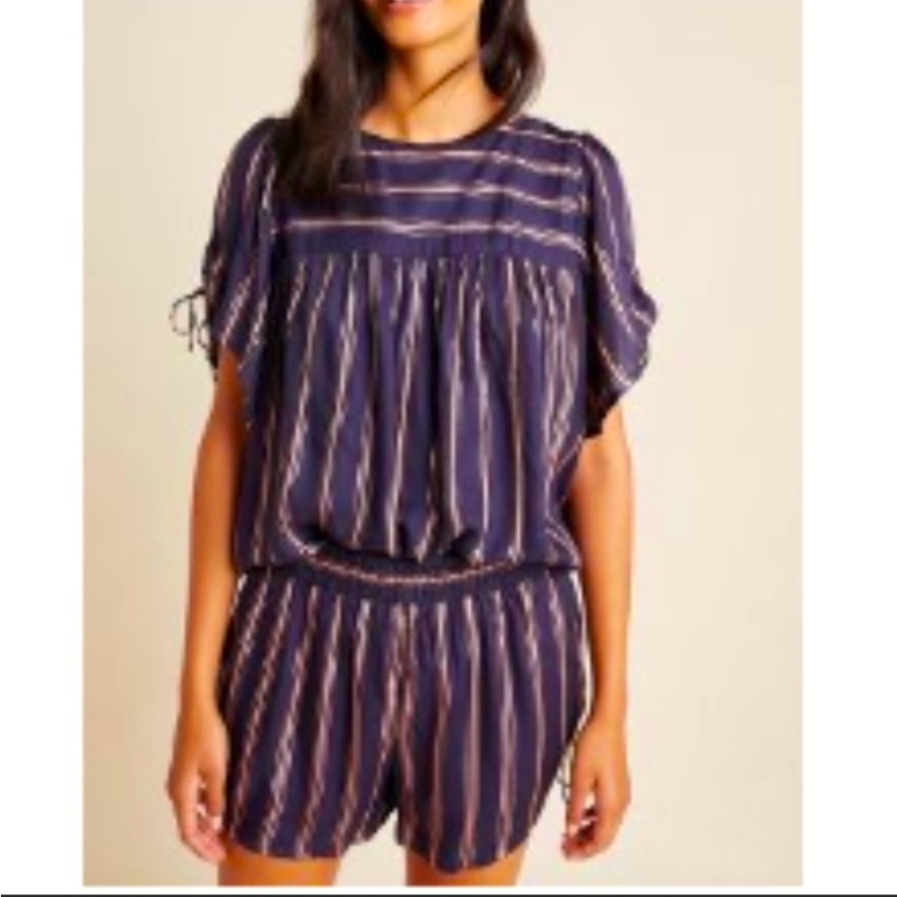 Anthropologie brand shorts sleep set